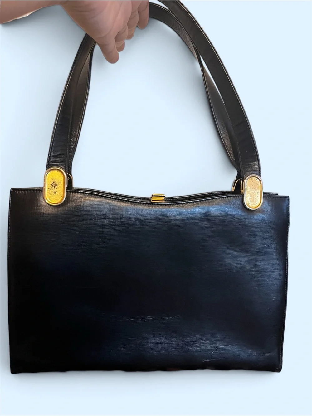 1950s-60s Vintage Coblentz leather satchel